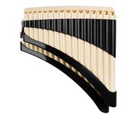 Pan Flute Instrument Easy to learn Double Panpipes 32pipe Equal Temperament Suitable For Adults Beginners And Performance(Off-white)