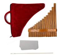 Pan Flute Instrument Handmade Pan Flute Instrument 15 Tones In G Major Model Easy Install