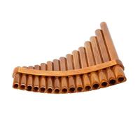 Pan Flute Instrument Handmade Pan Flute Wind Instrument 15 Tones In G Major Right Hand Model Easy Install