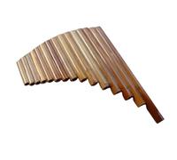 Pan Flute Instrument Pan Flute 15 Pipes Instrument Panpipe G Key Flauta Xiao Handmade Flauta De Pan Folk Instrumentos Musicales(Left hand)
