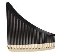 Pan Flute Instrument Pan Flute 16/18 Pipes AC Tone Tunable Base Professional Musical Instrument(18 Hole Brown)