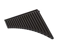 pan flute instrument Pan Flute National Musical Instrument For Beginners To Learn 18 Pipes In C Key Easy To Learn Pan Flute (Color : Bk)
