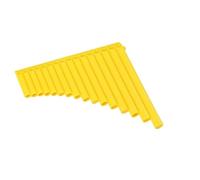 Pan Flute Instrument Panpipes 1816 C Major Curved Pipe Suitable For Beginners And Professional Players(16 tubes of yellow)