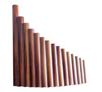 Pan Flute Pan Flute 15 Pipes Natural Bamboo Wind Instrument Panpipe G Key Flauta Xiao Handmade Flauta De Pan(Right)