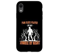 Pan Flute Player by Day Zombie by Night Funny Halloween Case for iPhone XR