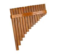 Pan Flute Professional 15 Pipe Panpipe In G Major Beginner Friendly Instrument With Hoops(Right hand)