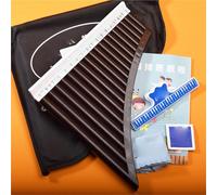 Pan Flute Resin Panflute 18-tube C-tuned 16-tube Panflute Beginner Panflute Instrument Simple(A,18)