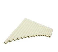 Pan Flute Resin Panpipes Are Easy To Learn And Beginner Friendly Featuring 18 Pipes And Vibrant Colors(Porcelain white 18-tube)