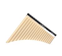 Pan Flute Resin Panpipes Are Easy To Learn And Beginner Friendly Featuring 18 Pipes And Vibrant Colors(Off-white 18-tube)