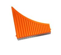 Pan Flute Set 18 16 Pipe Pan Flute Alto C Key Suitable For Playing Practice Colorful Professional Instrument Professional Pan Flute(18 orange2)