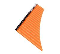 Pan Flute Set 18 16 Pipe Pan Flute Alto C Key Suitable For Playing Practice Colorful Professional Instrument Professional Pan Flute(18 orange)