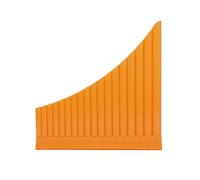 Pan Flute Set Color Pan Flute 16 18 Tube C Key Teaching Special Practice Playing Wind Instrument Professional Pan Flute(18 orange)