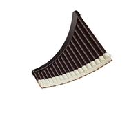 Pan Flute Set Curved Pan Flute Easy To Play Professional Performance 18 16 Pipe Beginner Instrument Adult Professional Pan Flute(18 black)