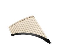 Pan Flute Set Pan Flute 18 Pipes C Key Curved Pipe Beginner Professional Playing Instrument Professional Pan Flute(16 beige)