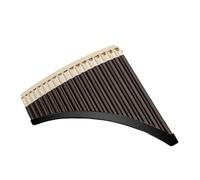 Pan Flute Set Pan Flute 18 Pipes C Key Curved Pipe Beginner Professional Playing Instrument Professional Pan Flute(18 brown)