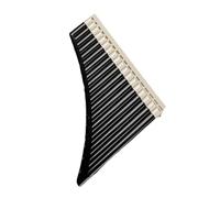 Pan Flute Set Pan Flute Instrument Straight Or Curved 18 16 Tube Professional C Key Adult Beginner Wind Instrument Professional Pan Flute(18 Dark Brown 2)
