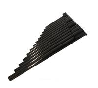 Pan Flute Wood 13 26 C KEY Pipes Professional ABS Pan Flute Musical Instrument Diatonic Scale(13 BLACK)