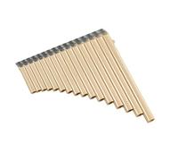 Pan Flute Wood 16 18 Pipe Pan Flute G-G3 Key ABS Traditional Instrument With Carry Bag(16 Tubes)