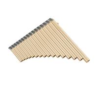 Pan Flute Wood 16 18 Pipe Pan Flute G-G3 Key ABS Traditional Instrument With Carry Bag(18 Tubes)
