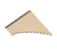 Pan Flute Wood Beginner Adult 16 18 Pipe Pan Flute G-G3 Key ABS With Carry Bag(16 Tubes)