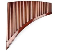 Pan Flute Wood Pan Flute Traditional Musical Instrument E Key 20 Pipes(RIGHT HAND)