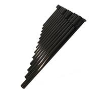 Pan Flute Wood Professional 13 26 C KEY Pipes ABS Pan Flute Musical Instrument Diatonic Scale(13 BLACK)