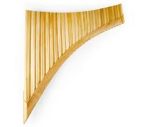 pan flute Woodwind Instrument Bamboo Panflute 29 Pipes G Key Pan Flute Handmade Pan Pipe With Black Case (Color : Left)