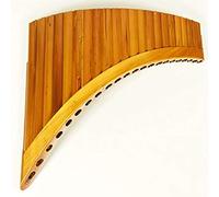 Pan Flutes, Bagpipes, 22 Pipes, G Key or C Key, Bitter Bamboo, Suitable for Professional Performance, Favorite(G Key,Right Hand)