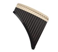 Pan Flutes Resin Folk Musical Instrument for Musical Gift Music Lover 18 Pipes brown