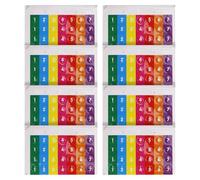 Pan Flutes Sheet Music Stickers - Self-Adhesive Notes Labelling Aid for Beginners - Exercise Accessories for Musical Instruments Notation Adhesive Sheet for Teenagers