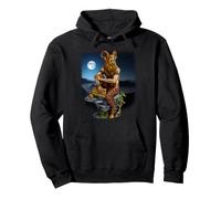 Pan God of the Wild In Moonlight Pullover Hoodie