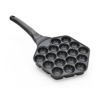 Pan - Grill Pan for | Pan for Taakoyaki | Kitchen Accessory 18 Cavities to Create Round Pancakes for Enthusiasts of Japanese Culture Beginners Housewives