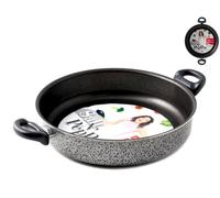 Pan Home 2 Handles Non-Stick Salt N' Pepper CMS 26