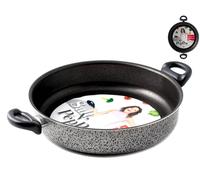 Pan Home 2 Handles Non-Stick Salt N' Pepper CMS 28