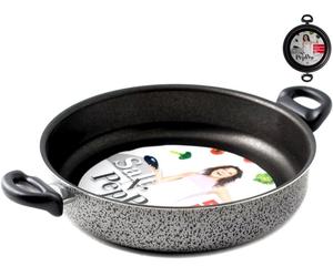 Pan Home 2 Handles Non-Stick Salt N' Pepper CMS 32