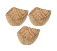 Pan Lid Holding Handle 3pcs Bakelite Wood Pattern Knobs