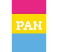 Pan Notebook: Pansexual, LGBTQ+, Pride, Pride Month, Pan Flag, Journal, Exercise Book, Composition Notebook, 6x9, Paperback 120 pages, Wide Ruled