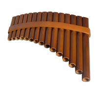 Pan Pipe Traditional Folk Musical Instrument 15-pipe Panpipe C-tone G-tone Beginner's Entry Model(G,L)