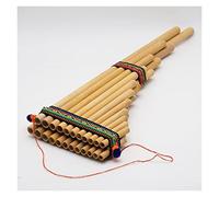 Pan Pipes 13-tone 17-tone 19-tone 23-tone Single Row Double Row Pan Flute Suitable For Adult Students Music Wind Instrument (Color : 23-tone double row tuba)