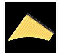 Pan Pipes 18-pipe Panpipes 16-pipe Panpipes Music Wind Instrument (Color : 18 Tubes Beige 2)