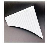 Pan Pipes 18-pipe Panpipes 16-pipe Panpipes Music Wind Instrument (Color : 18 Tubes Porcelain White)