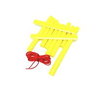 Pan Pipes 8 Pipe/10 Pipe Thin Bamboo Bitter Bamboo Pan Flute Musical Instrument Music Wind Instrument (Color : 8 tubes black 2)