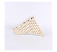Pan Pipes Mouth Detachable 18-pipe Panpipes Suitable For Students Music Wind Instrument (Color : Creamy-white)