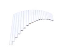Pan Pipes Pan Flute 22 Pipes ABS Material Panpipe Right/Left Hand Handmade Folk Musical Instrument Music Wind Instrument (Color : White Right Hand)