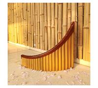 Pan Pipes Pan Flute 22 Tube G Key Bitter Bamboo Adjustable Tone Pan Flute Music Wind Instrument (Color : 2)