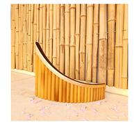 Pan Pipes Pan Flute 22 Tube G Key Bitter Bamboo Adjustable Tone Pan Flute Music Wind Instrument (Color : 6)
