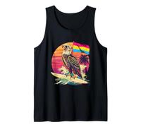 Pan Pride Eagele Surfing Pan Flag LGBTQ Pansexual Pride Tank Top