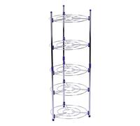 Pan Saucepan Stand Pot Rack 5-Tier Multi-Functional Kitchen Pans and Pots Storage Shelf Organizer Holder