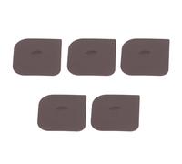 Pan Scraper Pot Scraper Dish Scraper Tool 5 Pack Non Scratch Kitchen Scrapers for Cleaning Grease Dough Making Cast Iron Pans Pots Dishes ABS Material