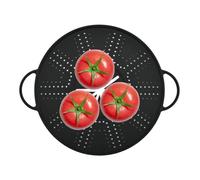 Pan Splatter Screen - Silicone Grease Guard for 10-12 Inch, Cooking Splatter Cover Lid | Multipurpose Food Strainer Colander, Kitchen Stove Top Baking Pot Steamer Shield,Guard for Frying Pan